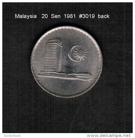 MALAYSIA   20  SEN  1981  (KM # 4) - Malaysie
