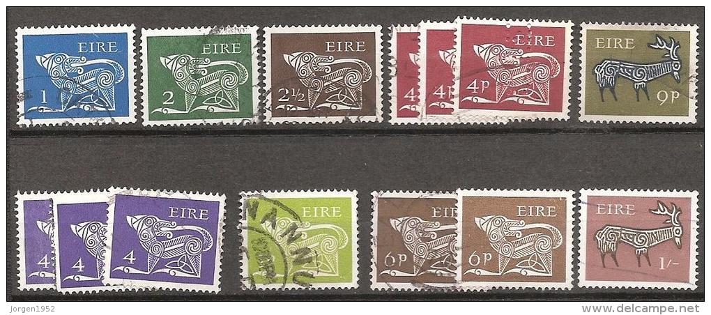 IRELAND  # STAMPS FROM YEAR 1968-1969 - Usados