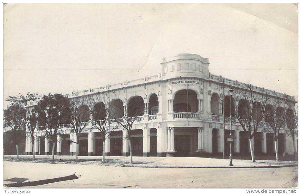 Congo - Banque Du Congo Belge, Elisabethville Lubumbashi (carte Photo) - Lubumbashi