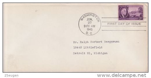 UNITED STATES 1945 MICHEL NO: 536  FDC - 1941-1950