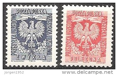 POLAND  # STAMPS FROM YEAR 1954 - Taxe