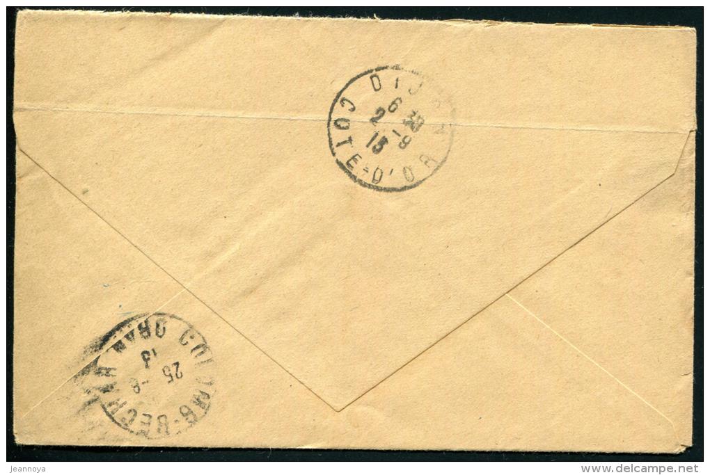 MAROC - LETTRE EN FRANCHISE MILITAIRE, " REGION SUD / CERCLE DU HAUT GUIR ", TRESOR ET POSTES / 85 LE 18/10/1913 - TB - Covers & Documents