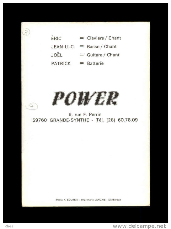 59 - GRANDE-SYNTHE - Orchestre POWER - Grande Synthe