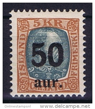 Iceland: 1925, Mi Nr  113 MH/*, Very Light Hinged - Neufs