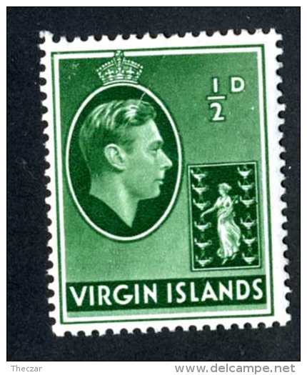 6057-x  Virgin Is. 1938 SG #110 ~Sc #76 M* Chalk Paper Offers Welcome! - British Virgin Islands