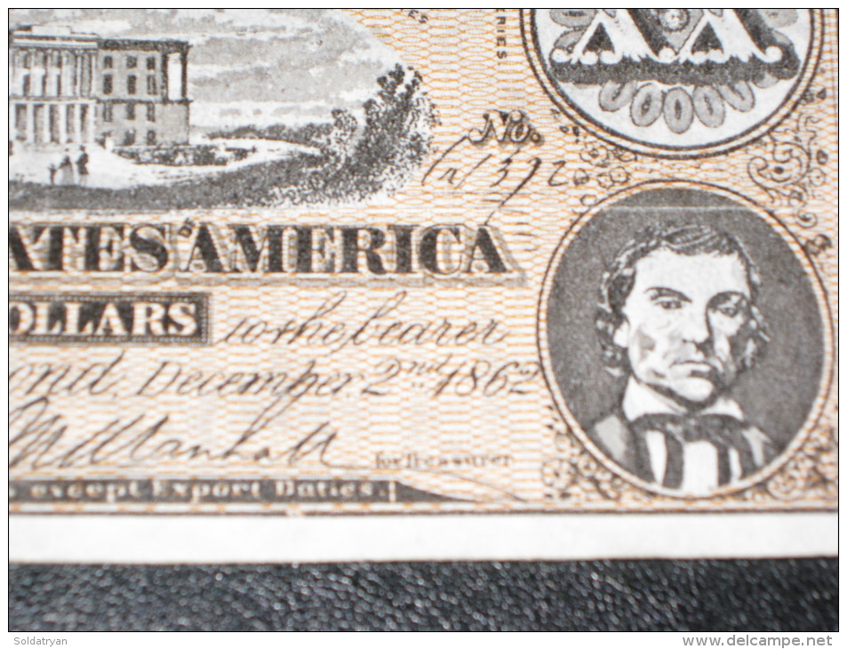 FAUX ? ° BILLETS ° ETATS UNIS ° CONFEDERATION ° CONFEDERATE STATES OF AMERICA ° 20 DOLLARS 1862 ° Us Usa Western - Divisa Confederada (1861-1864)