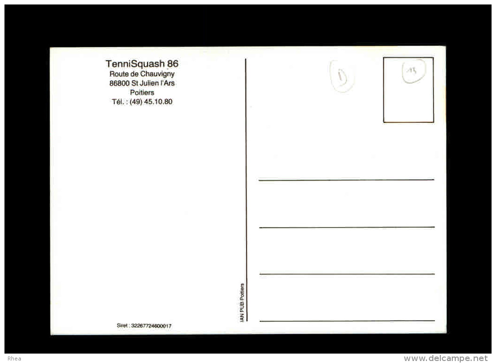 86 - SAINT-JULIEN-L'ARS - Tennisquash - Squash - Billard - Tennis - Saint Julien L'Ars