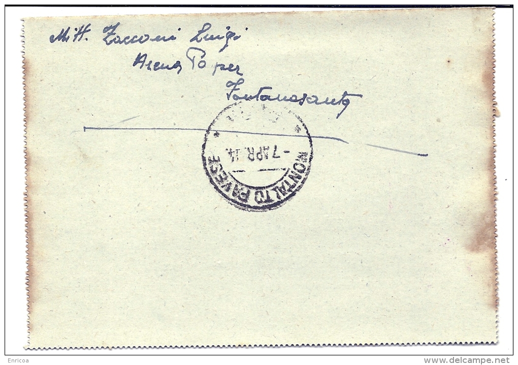 CARTOLINA POSTALE  1944-45 Repubblica Sociale 25 Cent - Stamped Stationery