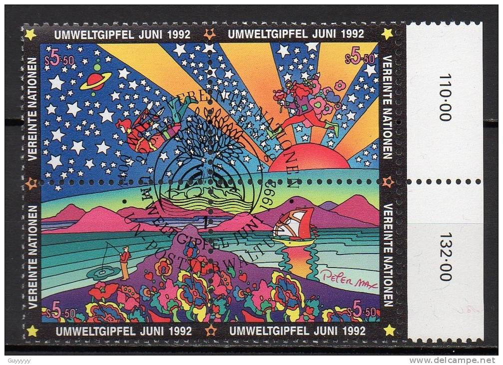 Nations Unies (Vienne) - 1992 - Yvert N° 141 à 144 - Usados