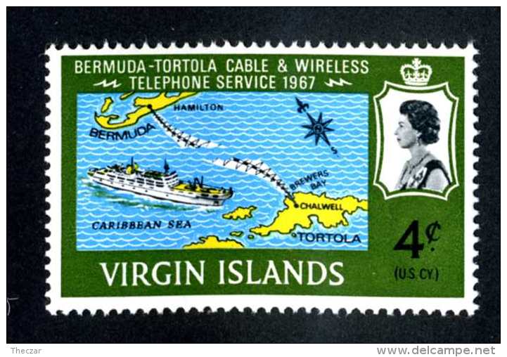 6105-x  Virgin Is.1967  SG #217 ~  Mnh**  Offers Welcome! - British Virgin Islands