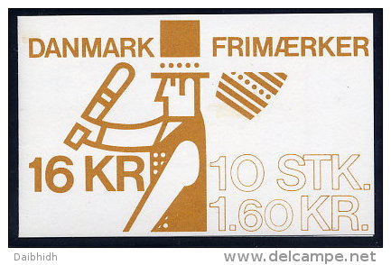 DENMARK 1981 Europa 1.60 Kr Complete Booklet MNH / **.  Michel 730 - Booklets