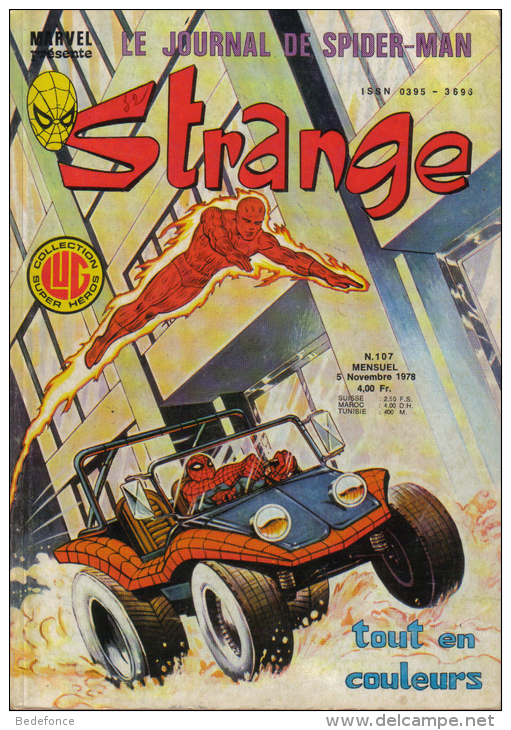 Strange N° 107 - Le Journal De Spider-man - 1978 - Strange