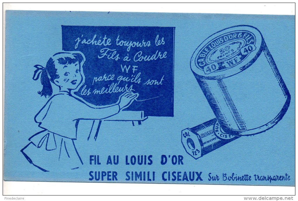 Buvard - Fil Au Louis D´Or - Super Simili Ciseaux - Textile & Vestimentaire