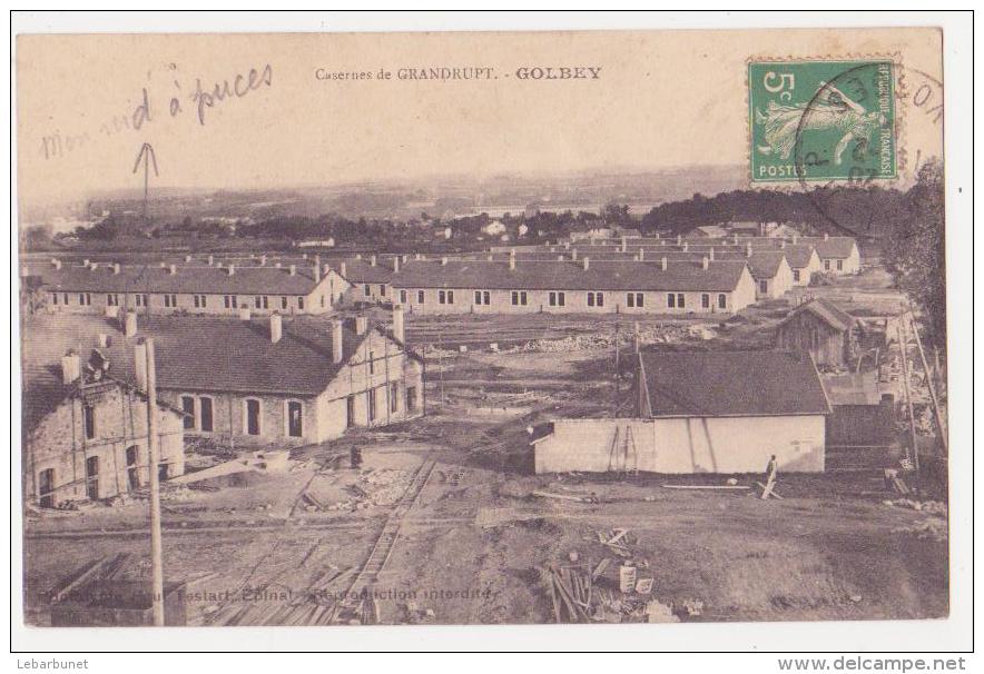 Carte Postale Ancienne  "Golbey" (88) Casernes De Grandrupt - Golbey