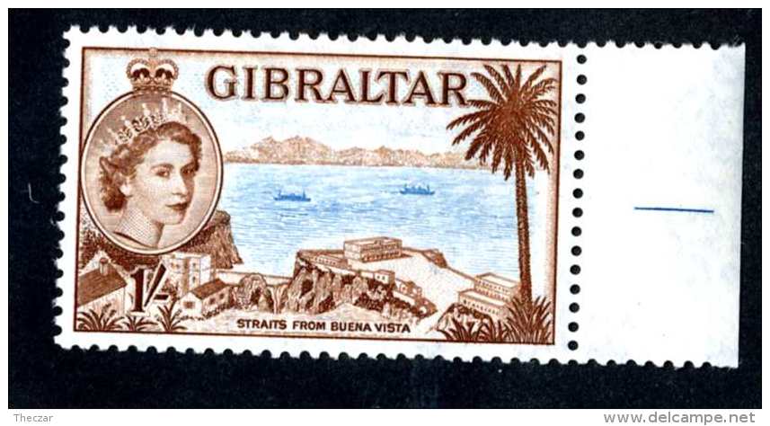 6141-x  Gibraltar 1956  SG #154a ~mnh** Offers Welcome! - Gibraltar