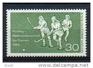 GERMANIA - GERMANY - ALLEMAGNE - BERLINO - 1976 - CAMPIONATO DEL MONDO FEM. DI HOCKEY SU PRATO  - YT 485 ** - Hockey (su Erba)