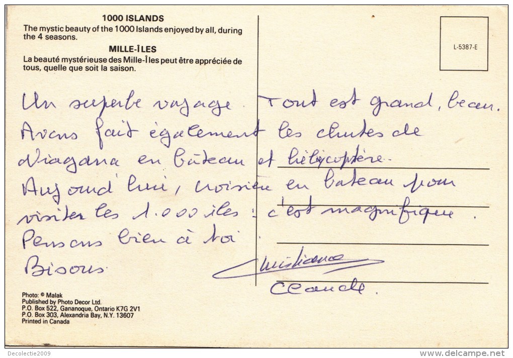 BT16454  1000 Islands   2 Scans - Thousand Islands