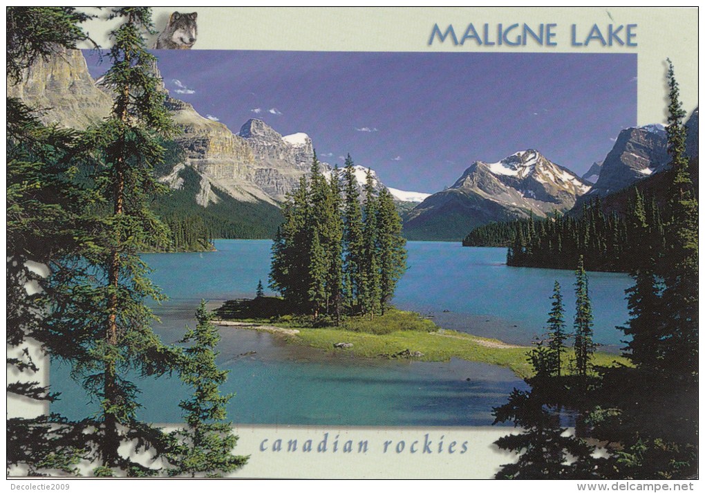 BT16488 Jasper National Park Maligne Lake  2 Scans - Jasper