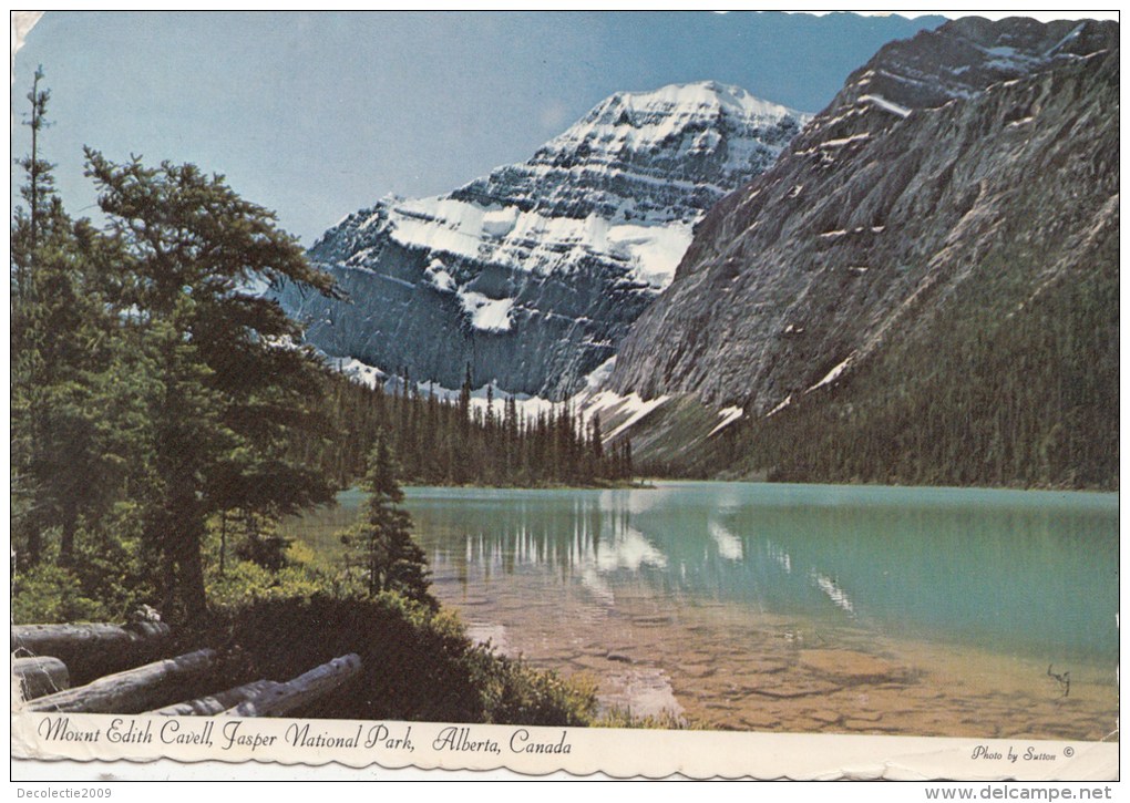 BT16498 Mount Edith Cavell Jasper National Park   2 Scans - Jasper