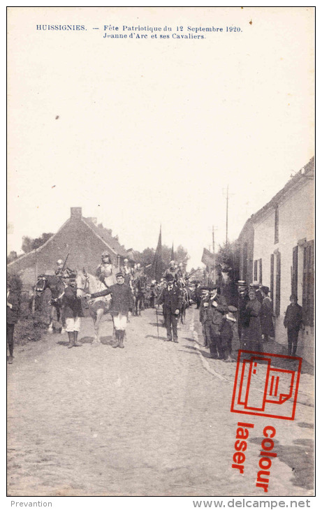 HUISSIGNIES - Fête Patriotique Du 12 Septembre 1920 - Jeanne D´Arc Et Ses Cavaliers - Chièvres