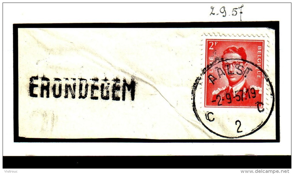 C.O.B. N° 925 Sur Fragment De Lettre - Griffe Linéaire  : " ERONDEGEM ". - Langstempel