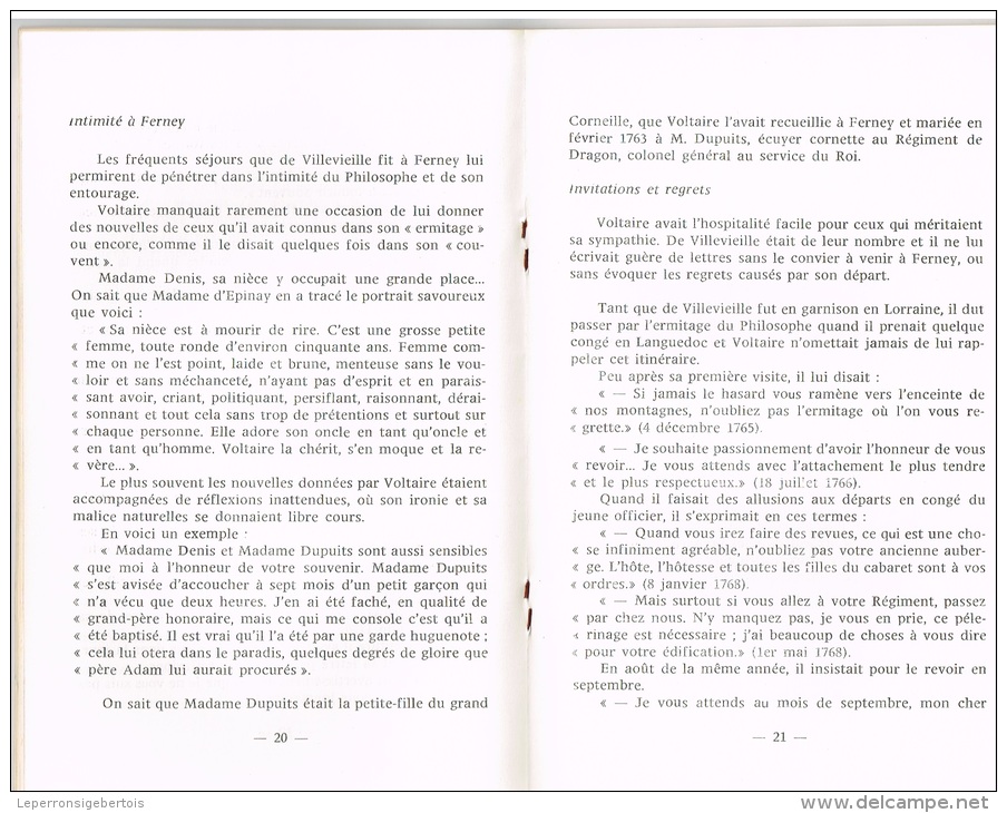 IVAN GAUSSEN Le Marquis De VILLEVIEILLE Disciple Et Ami De VOLTAIRE1967 - Autres & Non Classés