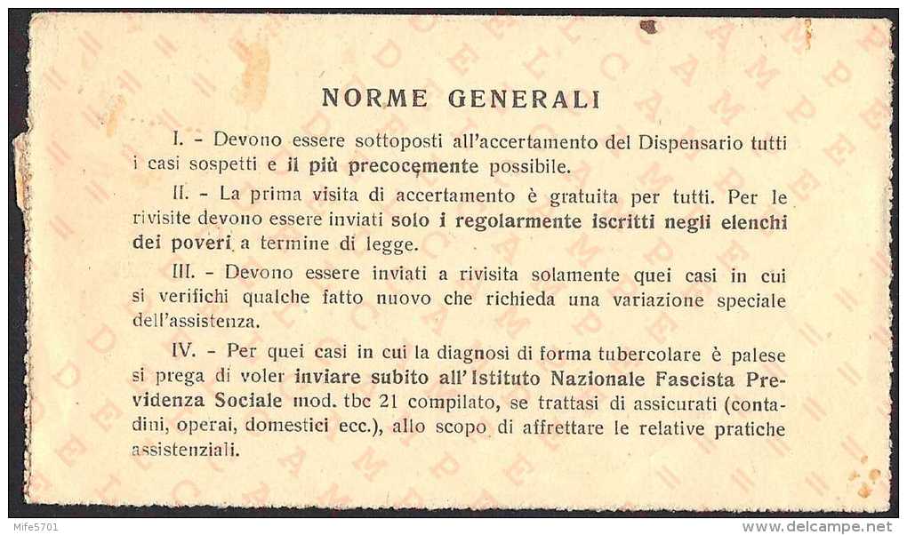 PIEGO CONSORZIO ANTITUBERCOLARE CREMONA - ANNULLO TARGHETTA BICENTENARIO STRADIVARIANO CREMONA - 08.05.1937 - Storia Postale