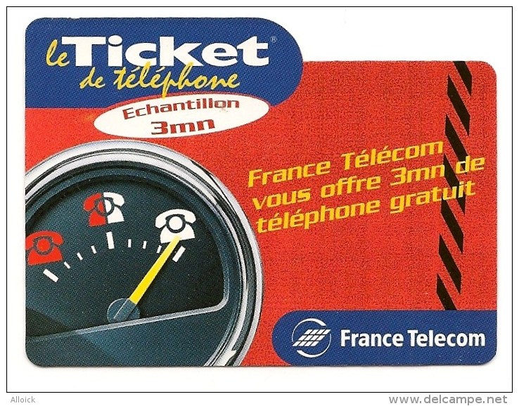 Ticket PR08G   -   Compteur 1   Dans Son Encart   Neuf - Tickets FT