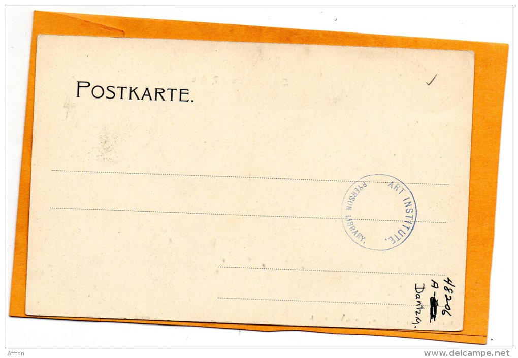 Gruss Aus Danzig Gdansk 1905 Postcard - Pologne
