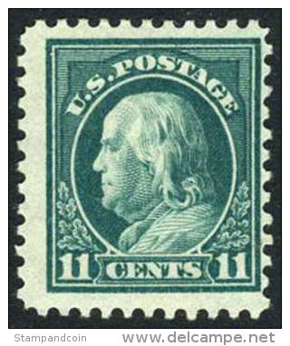 US #511 Mint Hinged 11c Franklin Of 1917 - Neufs