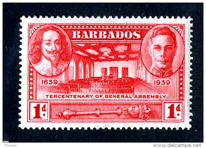 6404-x  Barbados 1939  Sg#258 ~mint* Offers Welcome! - Barbados (...-1966)