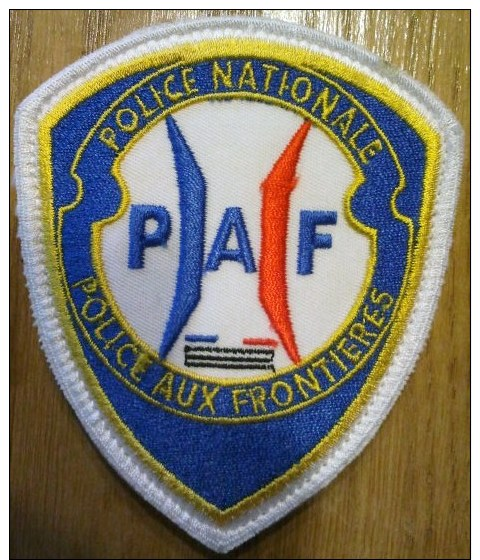 Ecusson Police Nationale - PAF ( Version 2 ) - Police & Gendarmerie