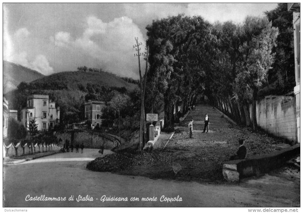 CASTELLAMMARE DI STABIA-QUISISANA-MONTE COPPOLA-1957 - Castellammare Di Stabia