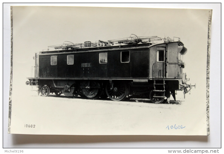 Photo  Locomotive électrique N°10602  Coll Schnabel - Matériel