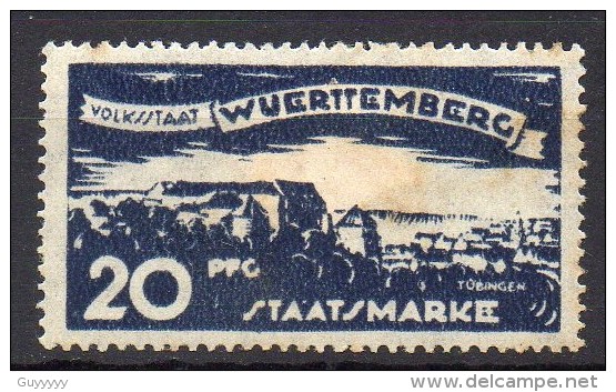 Württemberg - 1920 - Michel N° 274 * - Mint