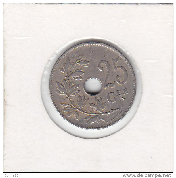 25 CENTIMES CuNi Albert I 1927 FL - 25 Cent