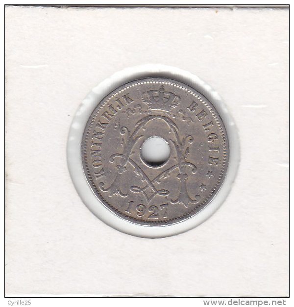 25 CENTIMES CuNi Albert I 1927 FL - 25 Cent