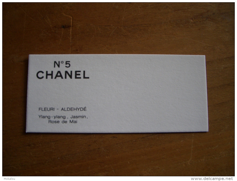 Carte Chanel N°5* - Modernes (à Partir De 1961)
