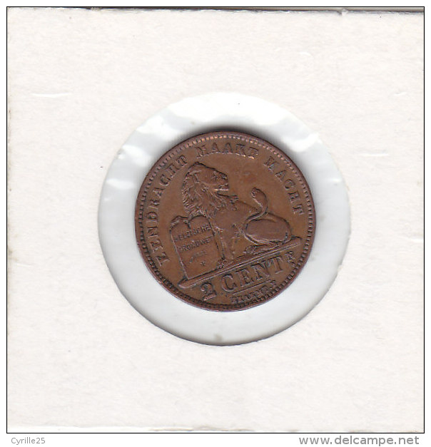 2 CENTIMES Cuivre Léopold II 1905 FL - 2 Cents