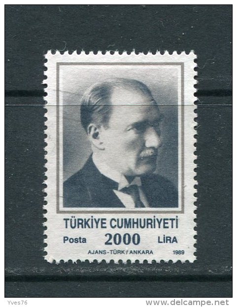 TURQUIE - Y&T N° 2610° - Atatürk - Used Stamps