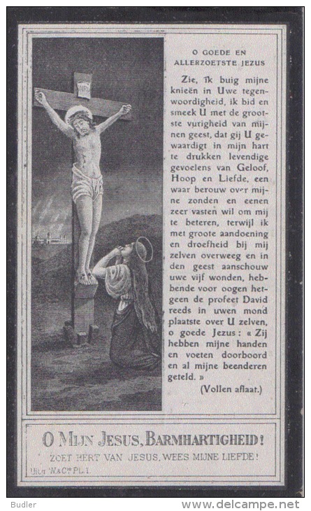 Doodsprentje V. Alphonse FOURIE, Echtg. V. Rosalie COLLAERT,Hougaerde°11-6-1 856 /+7-11-1918.(Drukk. Dotremont, Hougaerd - Religion & Esotericism