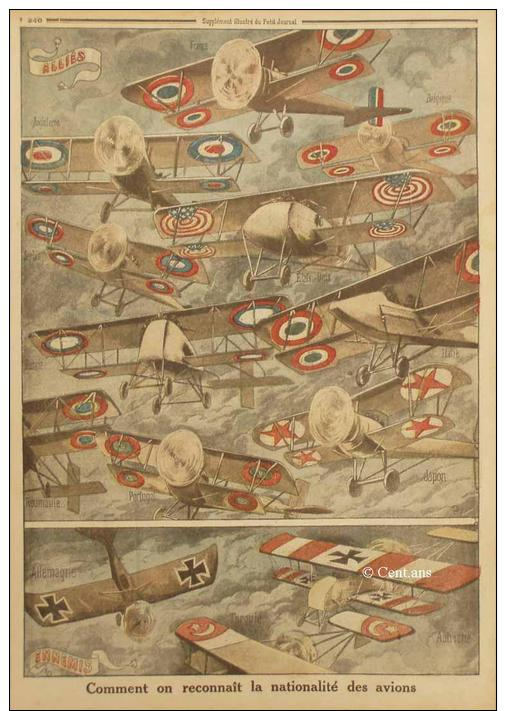 Le Petit Journal 1917 N° 1388 29 Juillet Général Dumas Aviation Avions Péniche Caserne - Le Petit Journal