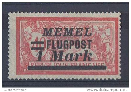 MEM 82 - MEMEL Belle Variété Merson PA 21 Sans Teinte De Fond Neuf** RARE !! - Neufs