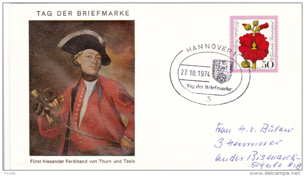 Stamp Day: Germany Hannover 1974 Tag Der Briefmarke (G46-38) - Tag Der Briefmarke