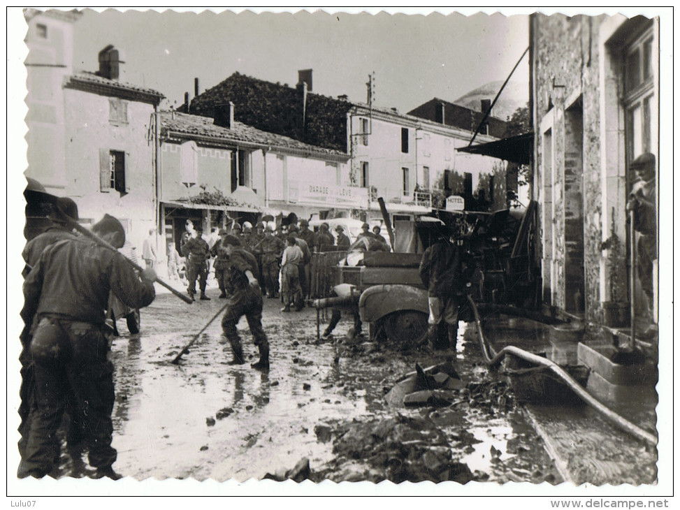 Bourdeaux     Innondations   1960    Carte   Photo _press - Inondazioni