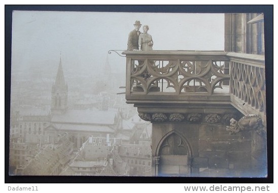 Photocarte  Strasbourg  Cathédrale Balcon - Strasbourg