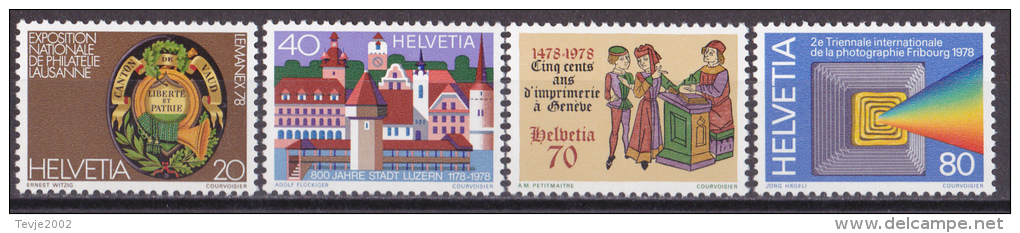 Ok_ Schweiz -  Mi.Nr. 1116 - 1119 - Postfrisch MNH - Neufs