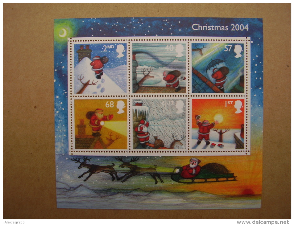 GREAT BRITAIN 2004 CHRISTMAS SPECIAL MINISHEET With 6 Stamps To £1.12 - Blocs-feuillets