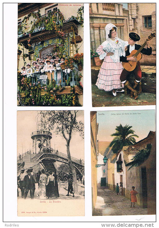 Coleccion De 30 Postales De Sevilla De Primeros De Siglo XX De Sevilla - Sevilla