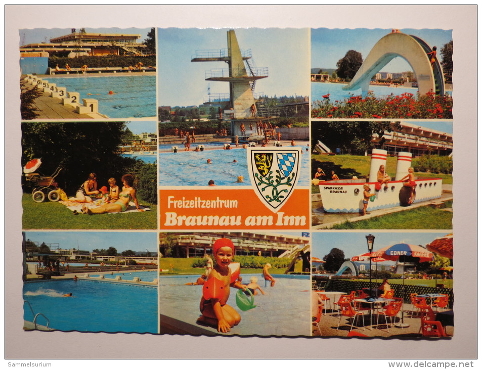 (4/1/9) AK "Braunau" Freizeitzentrum Mit 8 Ansichten - Braunau